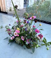 Echt seizoens! Rouwstuk uit de tuin van Marieke